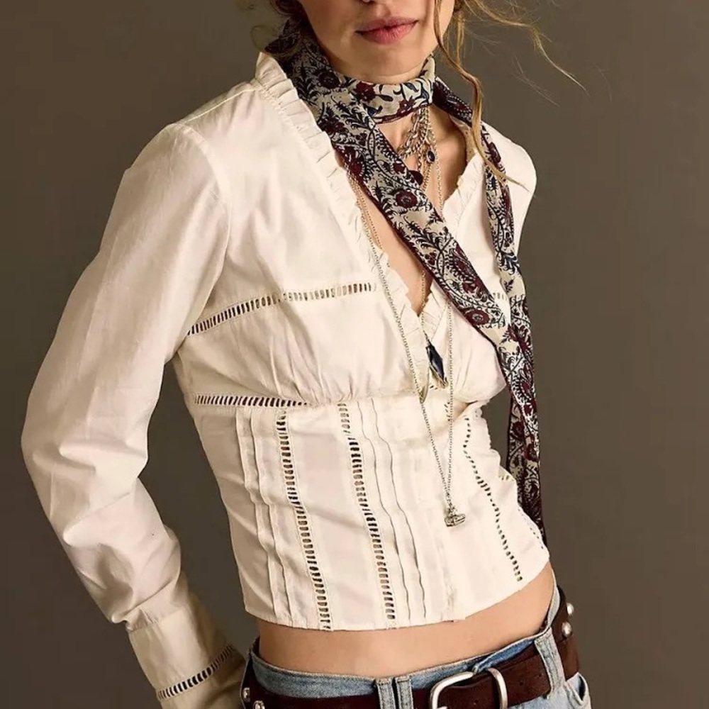 Frankie Corset Long Sleeve Top